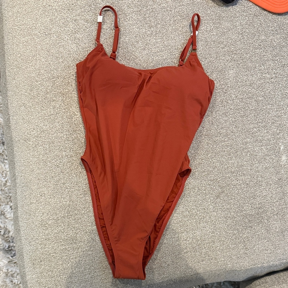 Tory Burch Terracotta Swimsuit